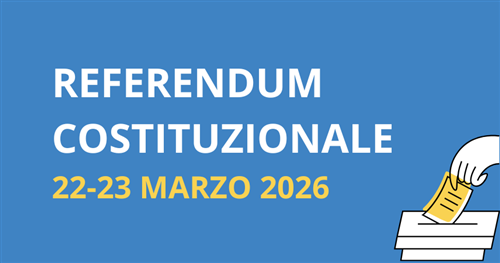 Referendum Costituzionale Confermativo dei giorni 22 e 23 marzo 2026 - Opzione di voto in Italia per i residenti allestero (AIRE)