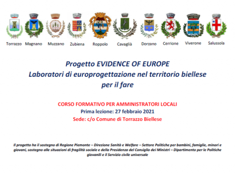 EVIDENCE OF EUROPE - Laboratori di europrogettazione nel territorio biellese per il fare
